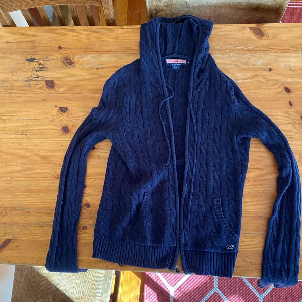 Vineyard Vines hooded sweater, cotton cashmere blend
